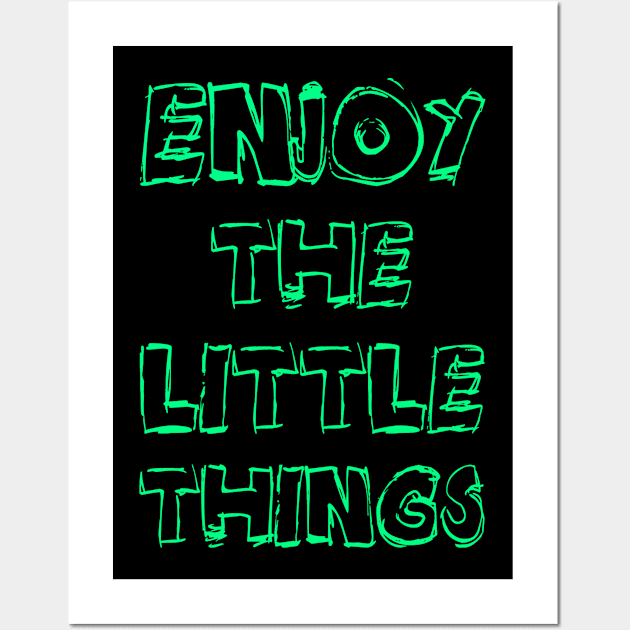 enjoy the little things Wall Art by Voishalk